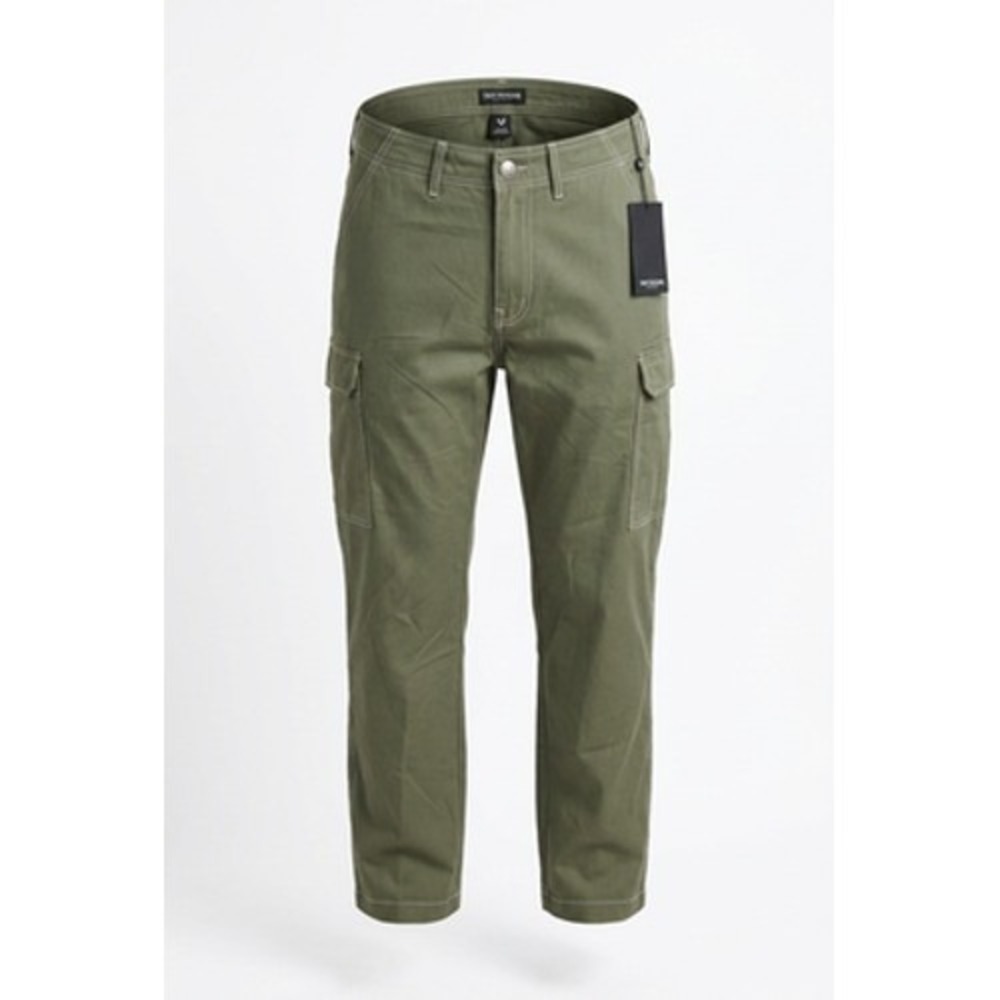 True Religion Cargo Pants Mens 36x34 Green Kalamata Canvas Utility Pockets